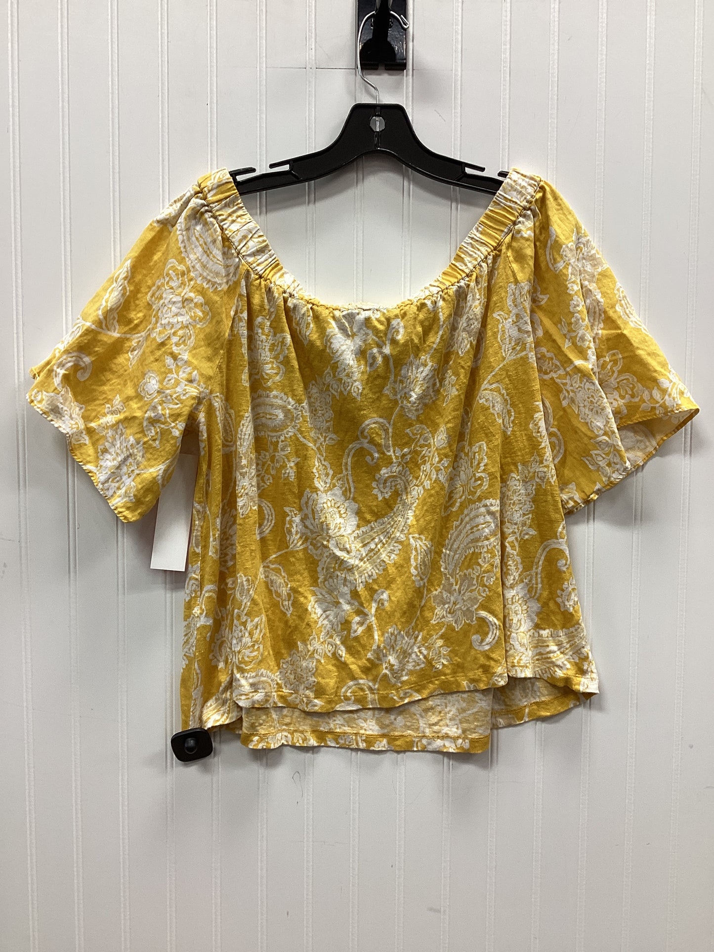 Top Ss By Chicos In Yellow, Size:L
