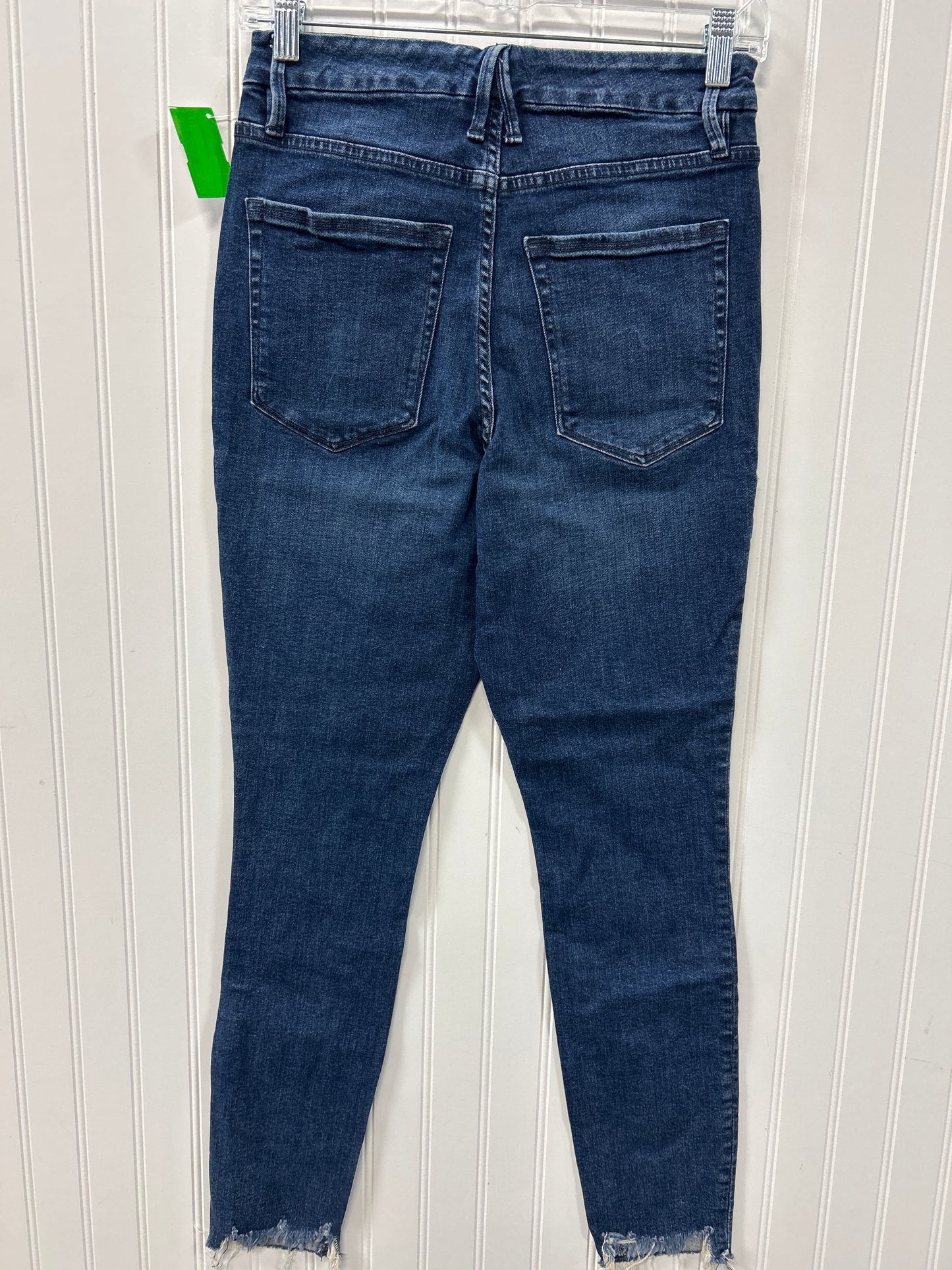 Jeans Skinny By Good American In Blue Denim, Size:8