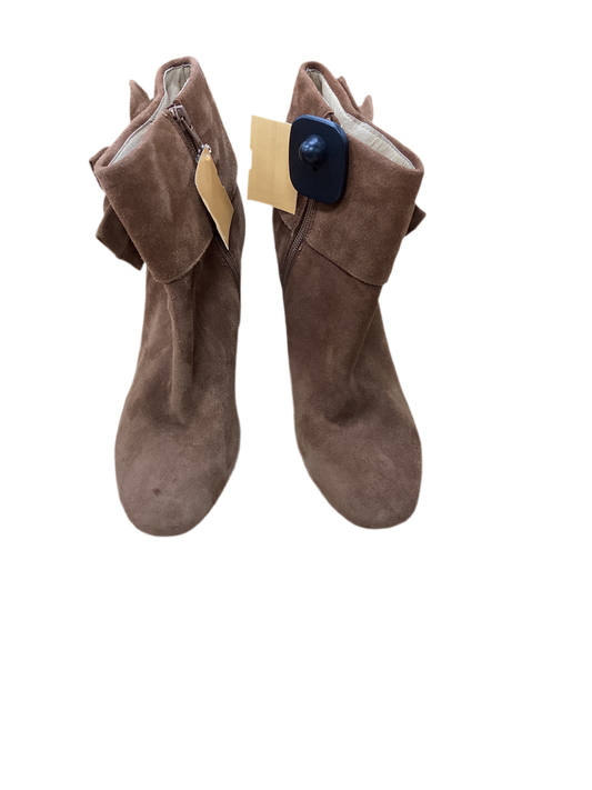 Boots Designer By Kate Spade In Brown, Size:9.5
