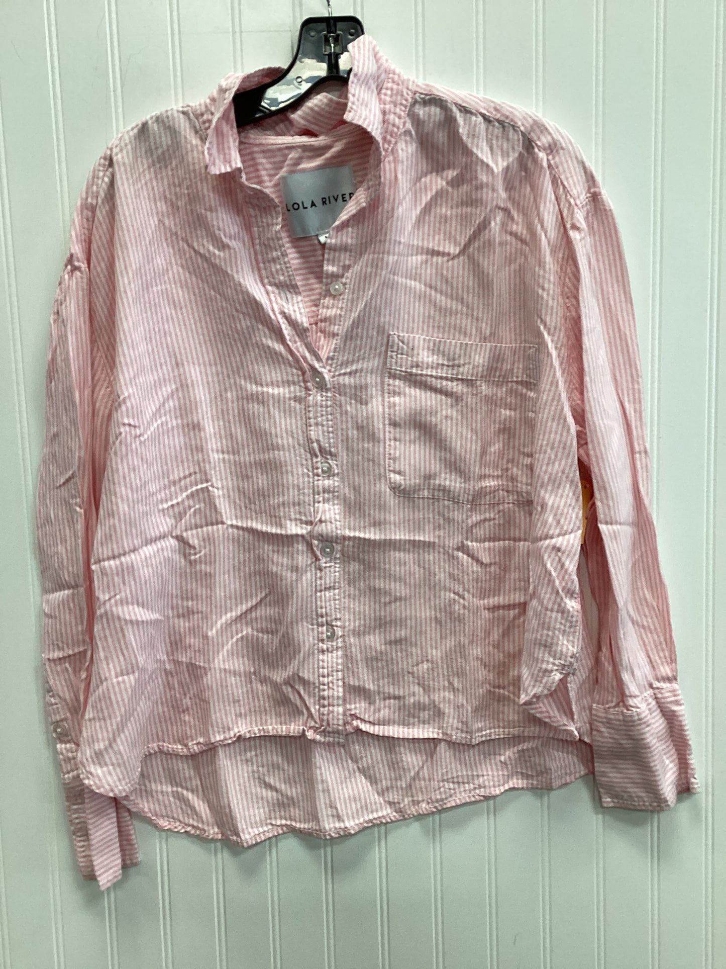Top Ls By Lola River In Pink, Size:L