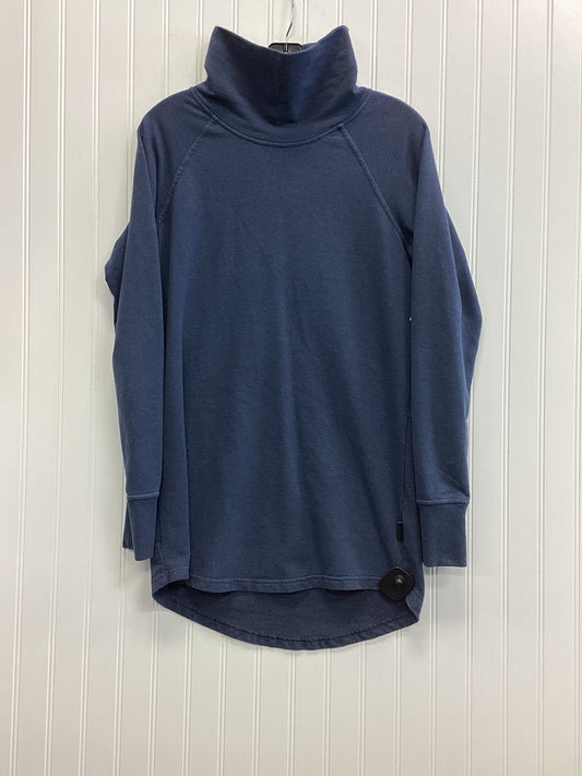 Athletic Top Ls Collar By Patagonia In Navy, Size:S