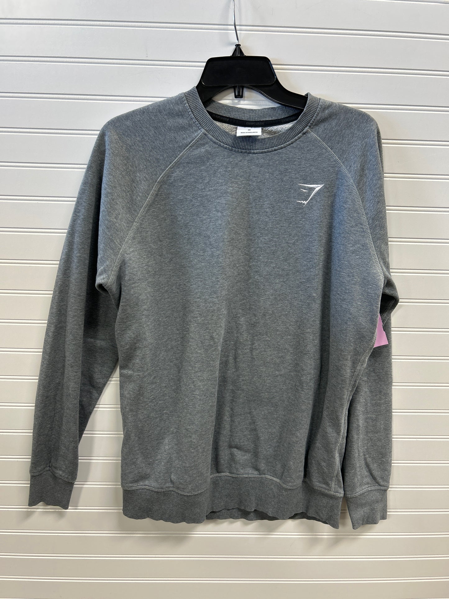 Athletic Sweatshirt Crewneck By Gym Shark In Grey, Size:M