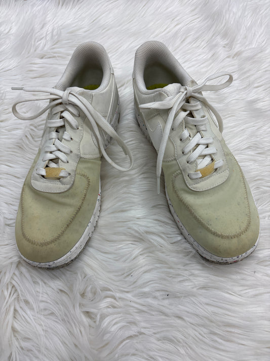 Shoes Sneakers By Nike In Cream & Green, Size:10.5