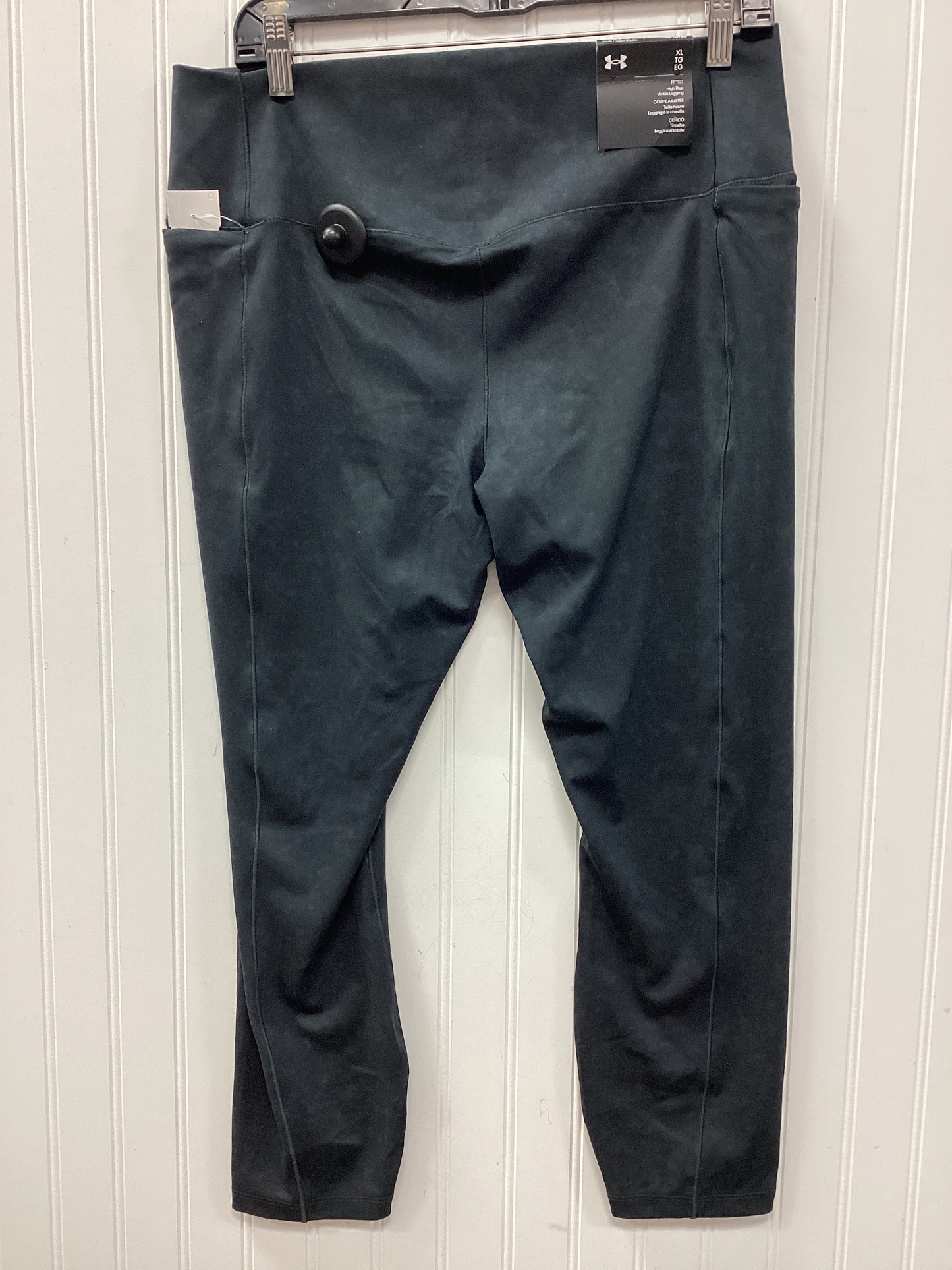 Athletic Leggings By Under Armour In Black, Size:Xl NWT