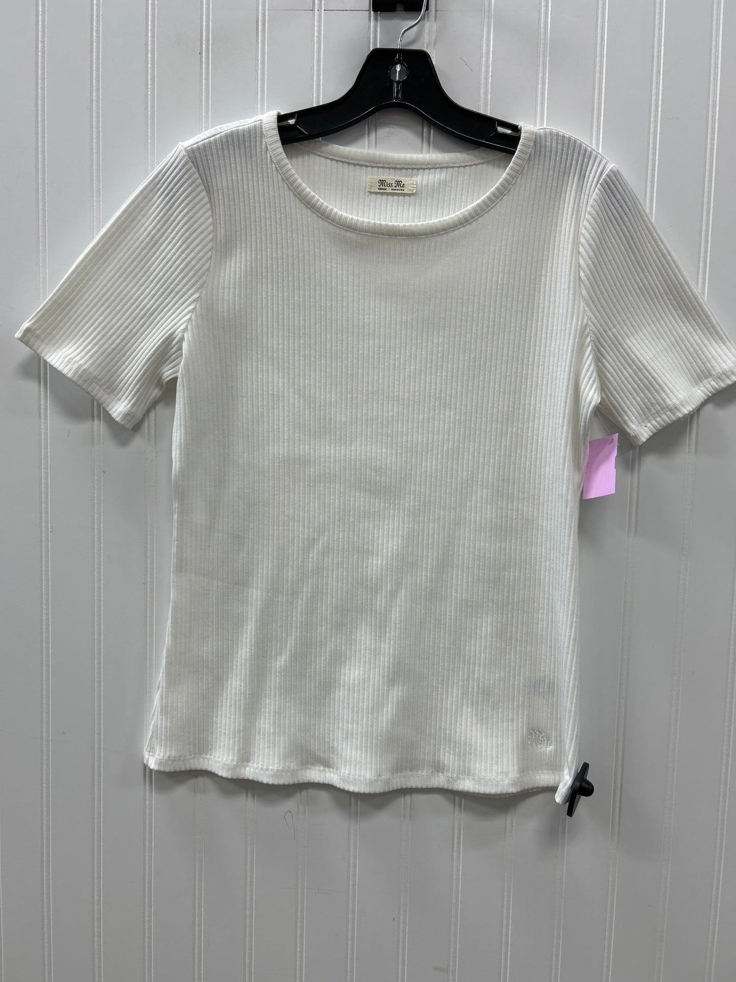 Top Ss By Miss Me In White, Size:M