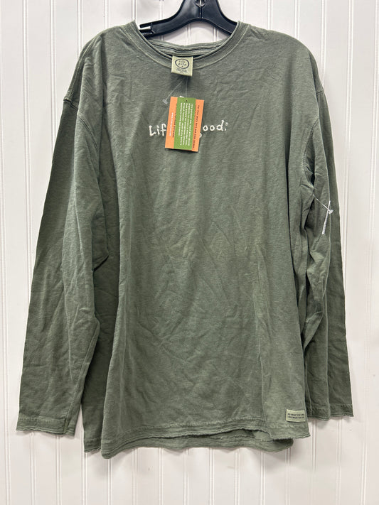 Top Ls By Life Is Good In Green, Size:Xl NWT