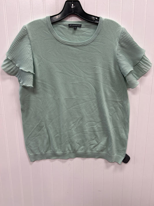 Top Ss By Adrianna Papell In Teal, Size:Xl