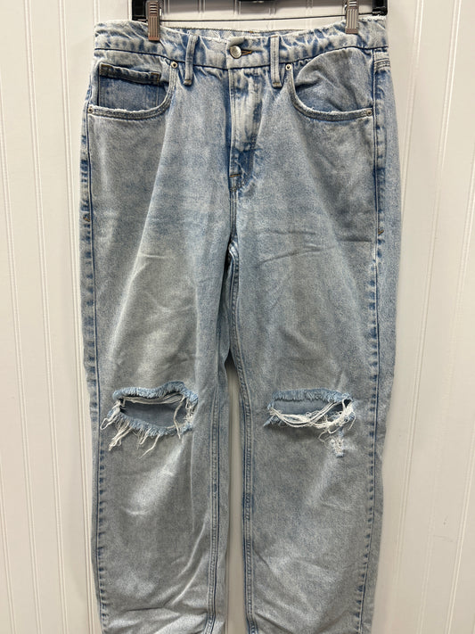 Jeans Wide Leg By Good American In Blue Denim, Size:8