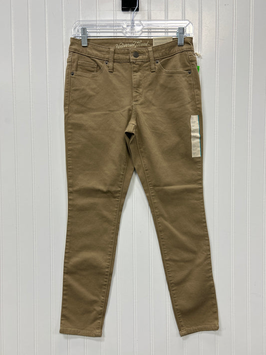 Jeans Skinny By Universal Thread In Taupe, Size:2