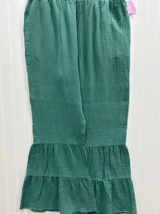 Pants Linen By Clothes Mentor In Green, Size:Xl