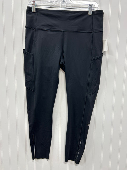 Athletic Leggings By Lululemon In Black, Size:12