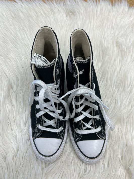 Shoes Sneakers Platform By Converse In Black, Size:9