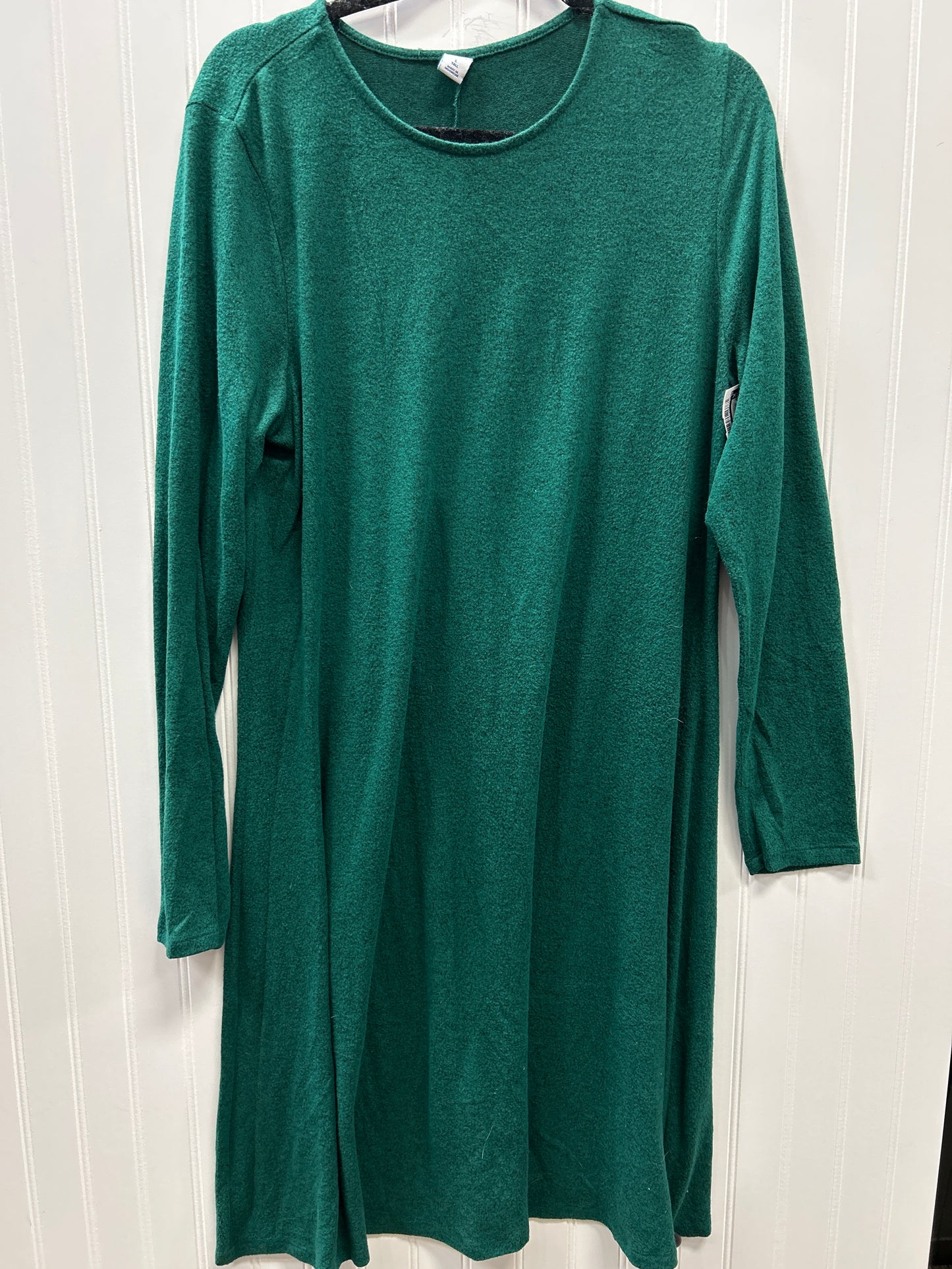 Dress Casual Midi By Old Navy In Green, Size:L