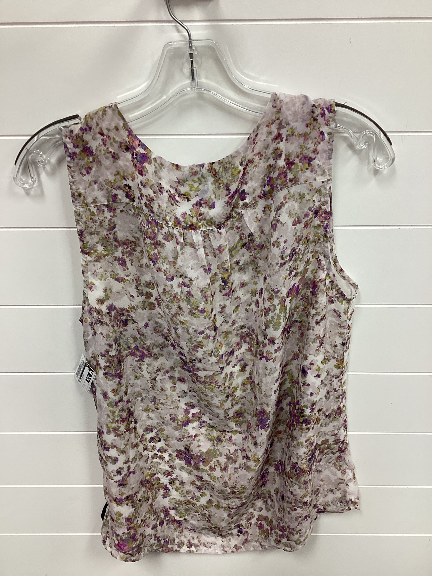 Top Sleeveless By Gap In Floral Print, Size:M
