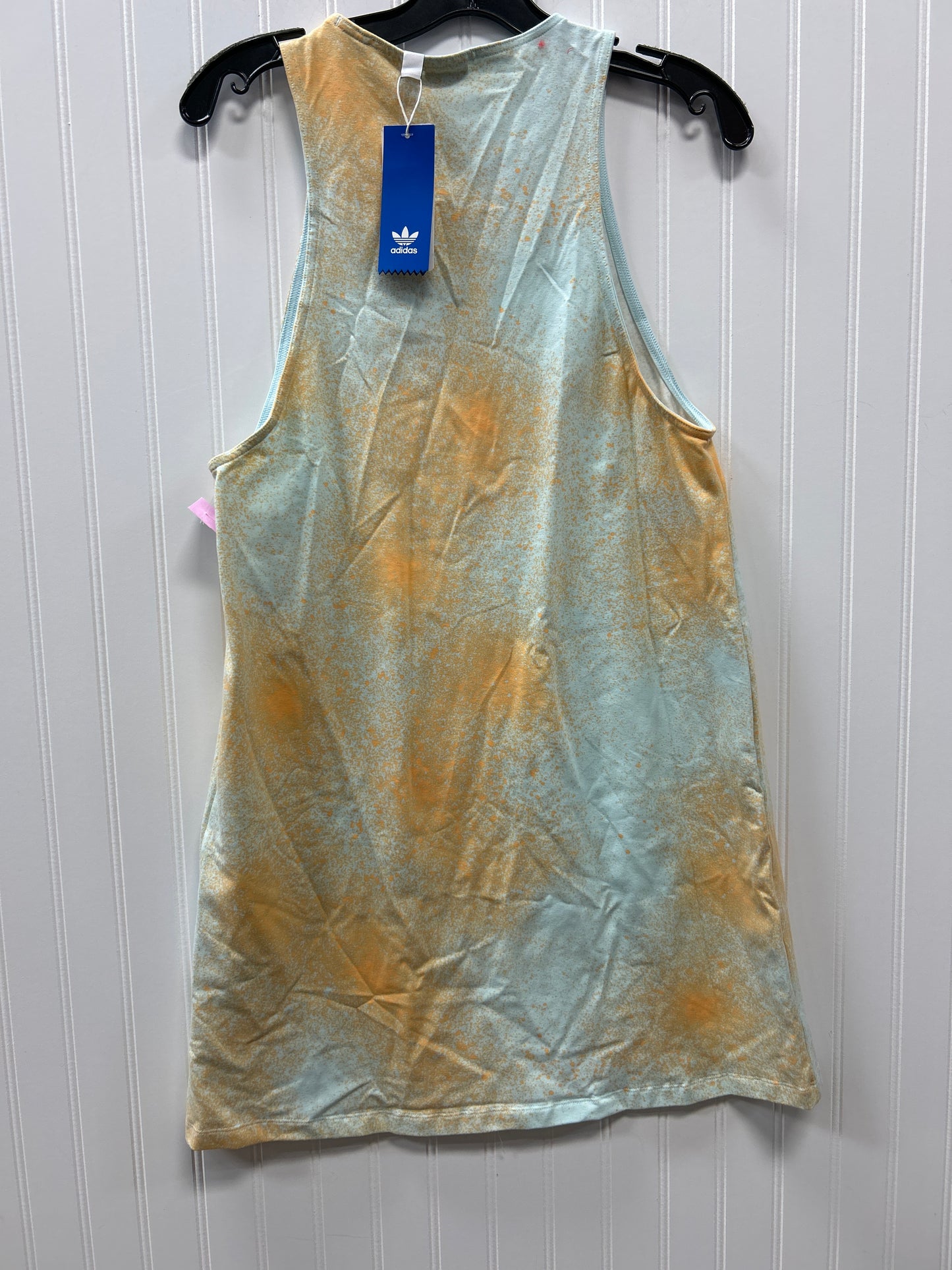 Athletic Dress By Adidas In Blue & Orange, Size:M