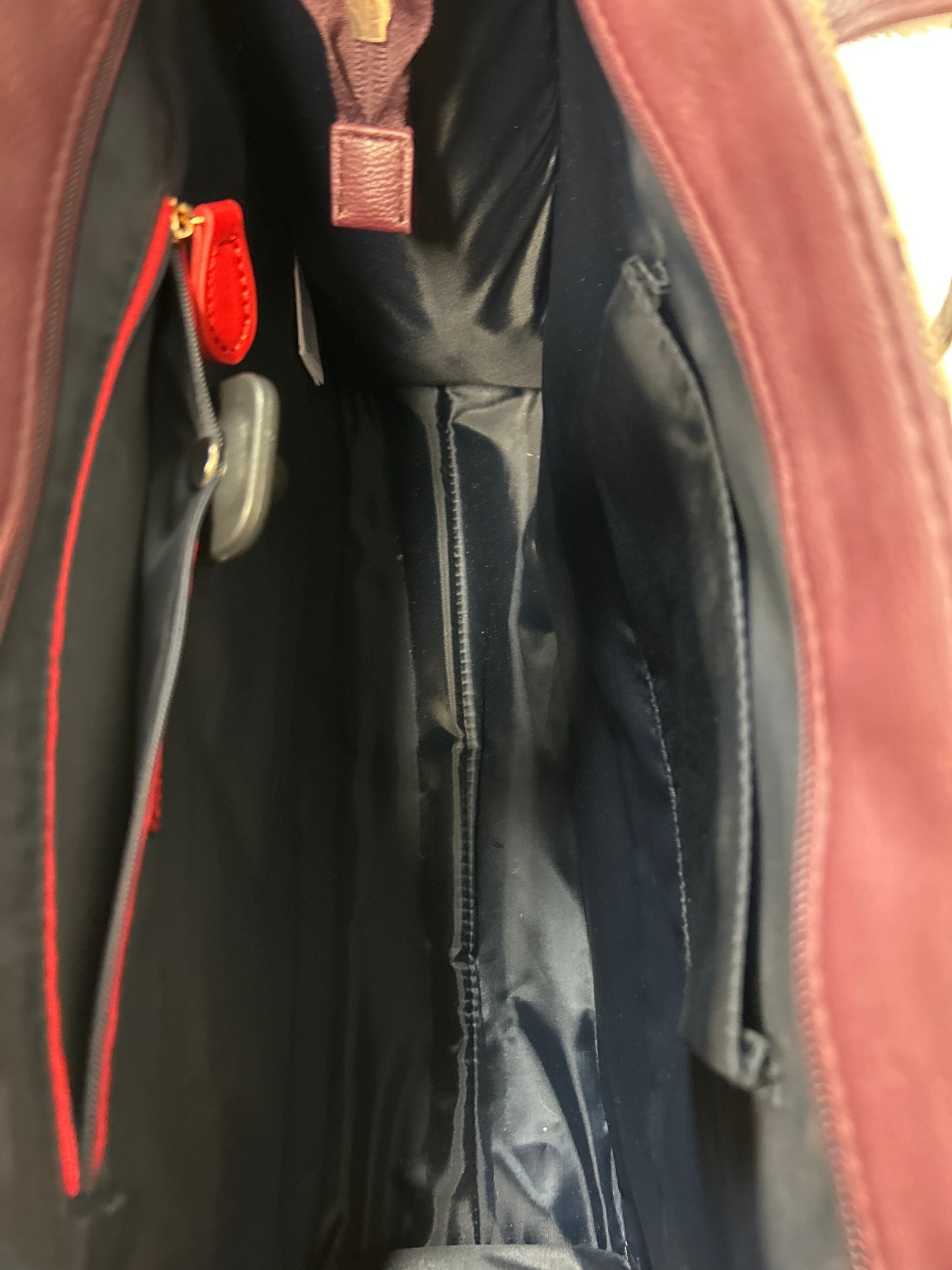 Handbag By Tommy Hilfiger In Brown, Size:Large