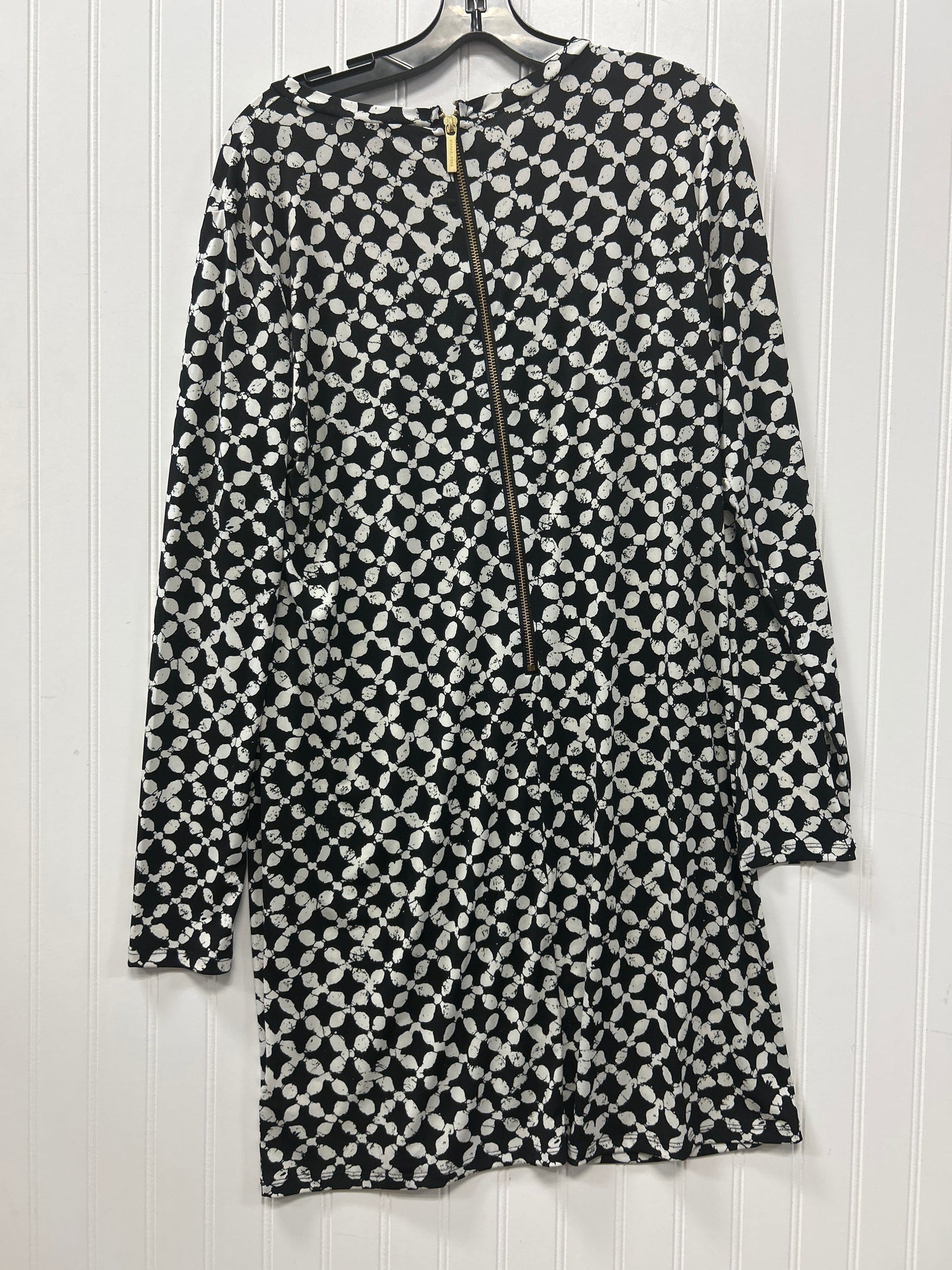 Dress Casual Midi By Michael By Michael Kors In Black, Size:Xl NWT