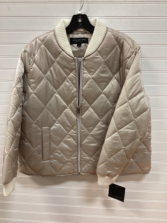 Jacket Puffer & Quilted By Marc New York In Cream, Size:L
