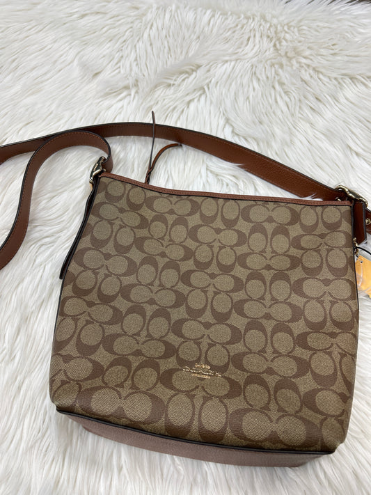 Handbag Designer By Coach In Brown, Size:Medium