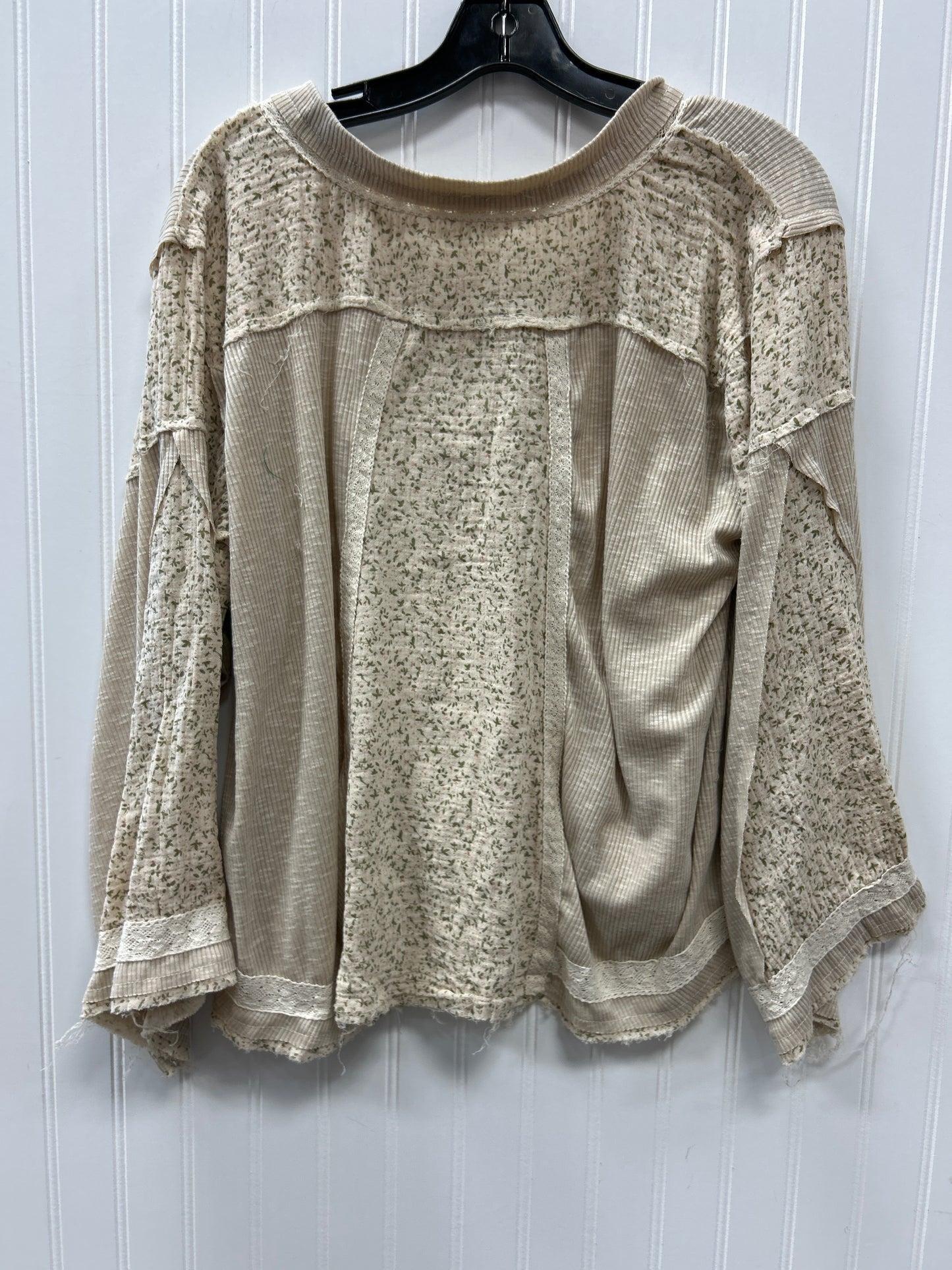 Top Ls By Pol In Tan, Size:S