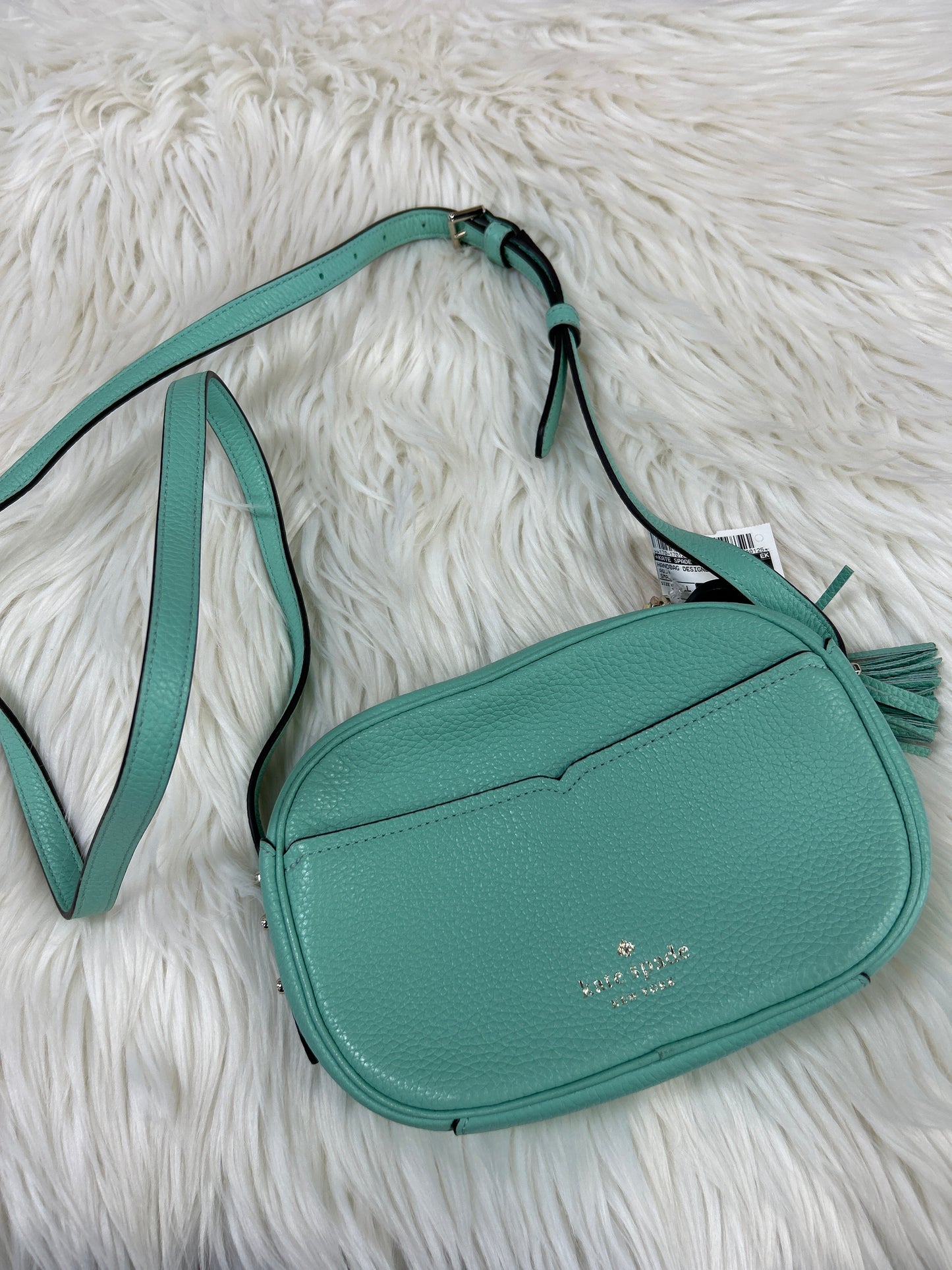 Handbag Designer By Kate Spade In Aqua, Size:Small