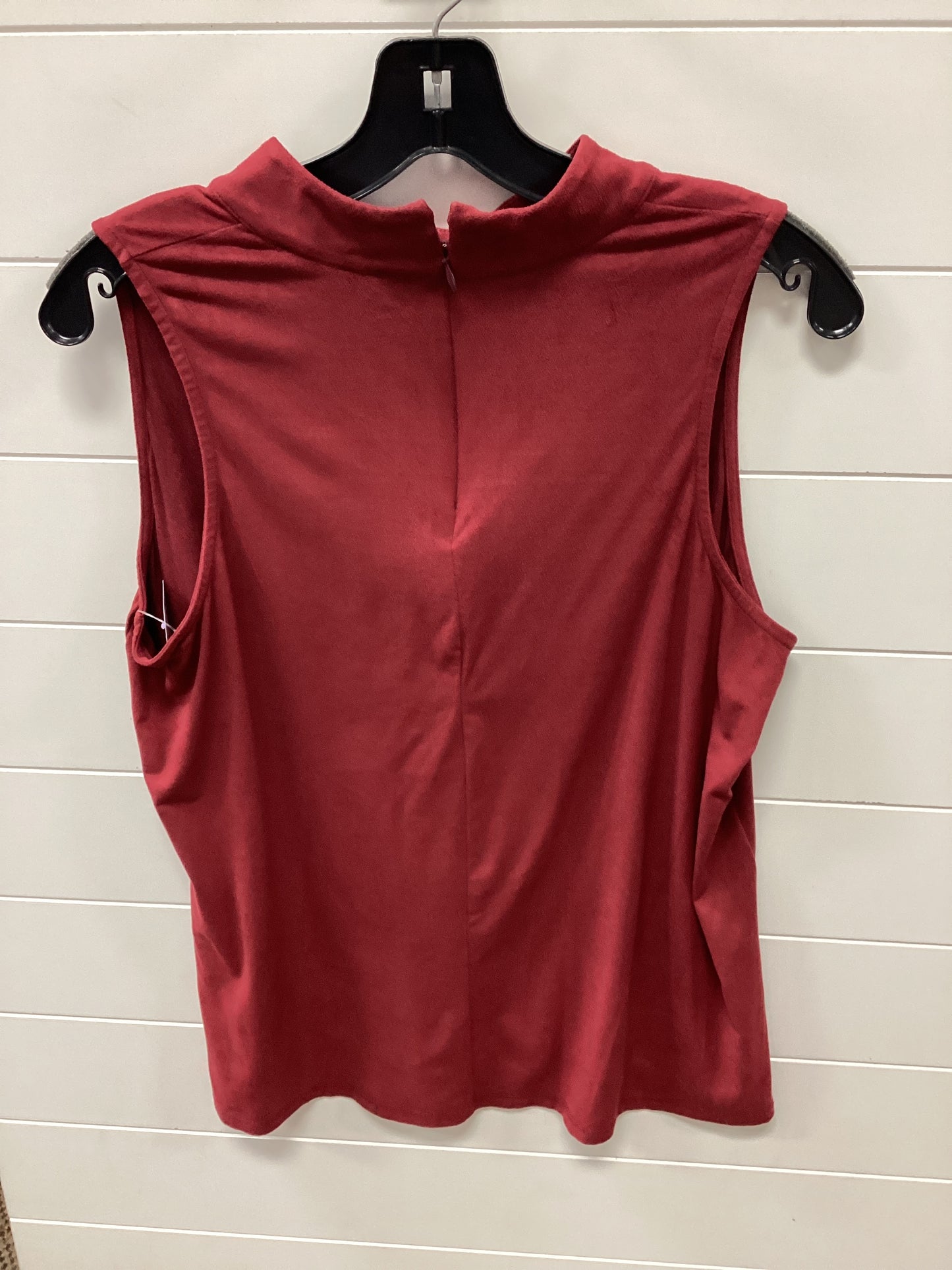 Top Sleeveless By Cmc In Maroon, Size:M