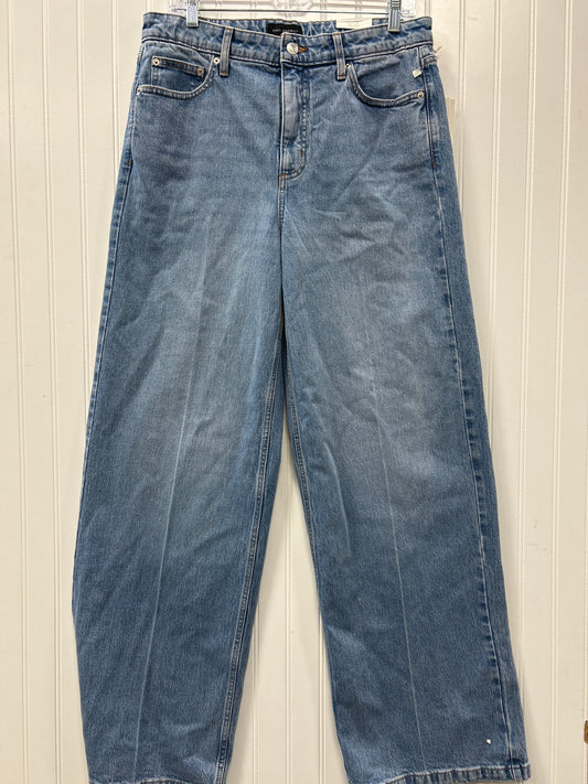 Jeans Wide Leg By Free Assembly In Blue Denim, Size:10L
