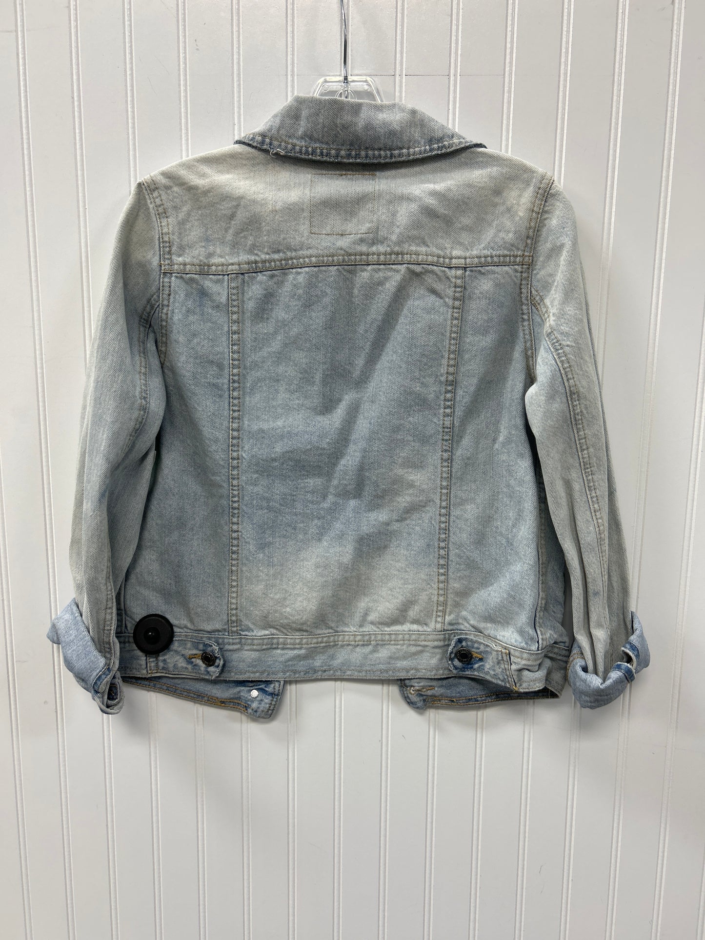 Jacket Denim By Mossimo In Blue Denim, Size:M