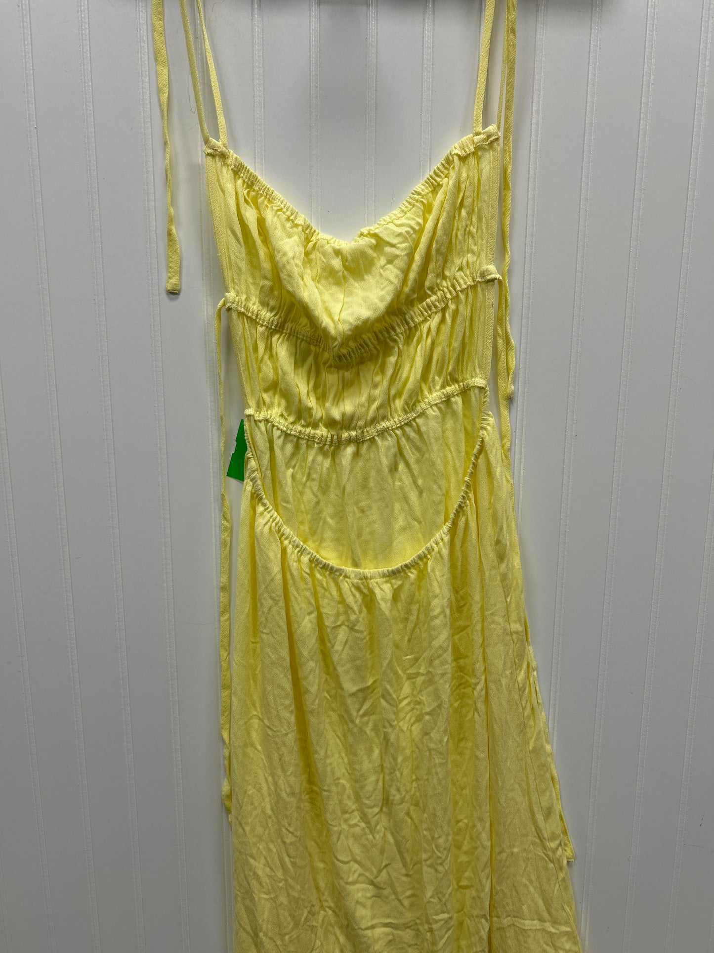 Dress Casual Maxi By Clothes Mentor In Yellow, Size:L
