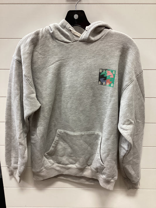 Sweatshirt Hoodie By Billabong In Grey, Size:M