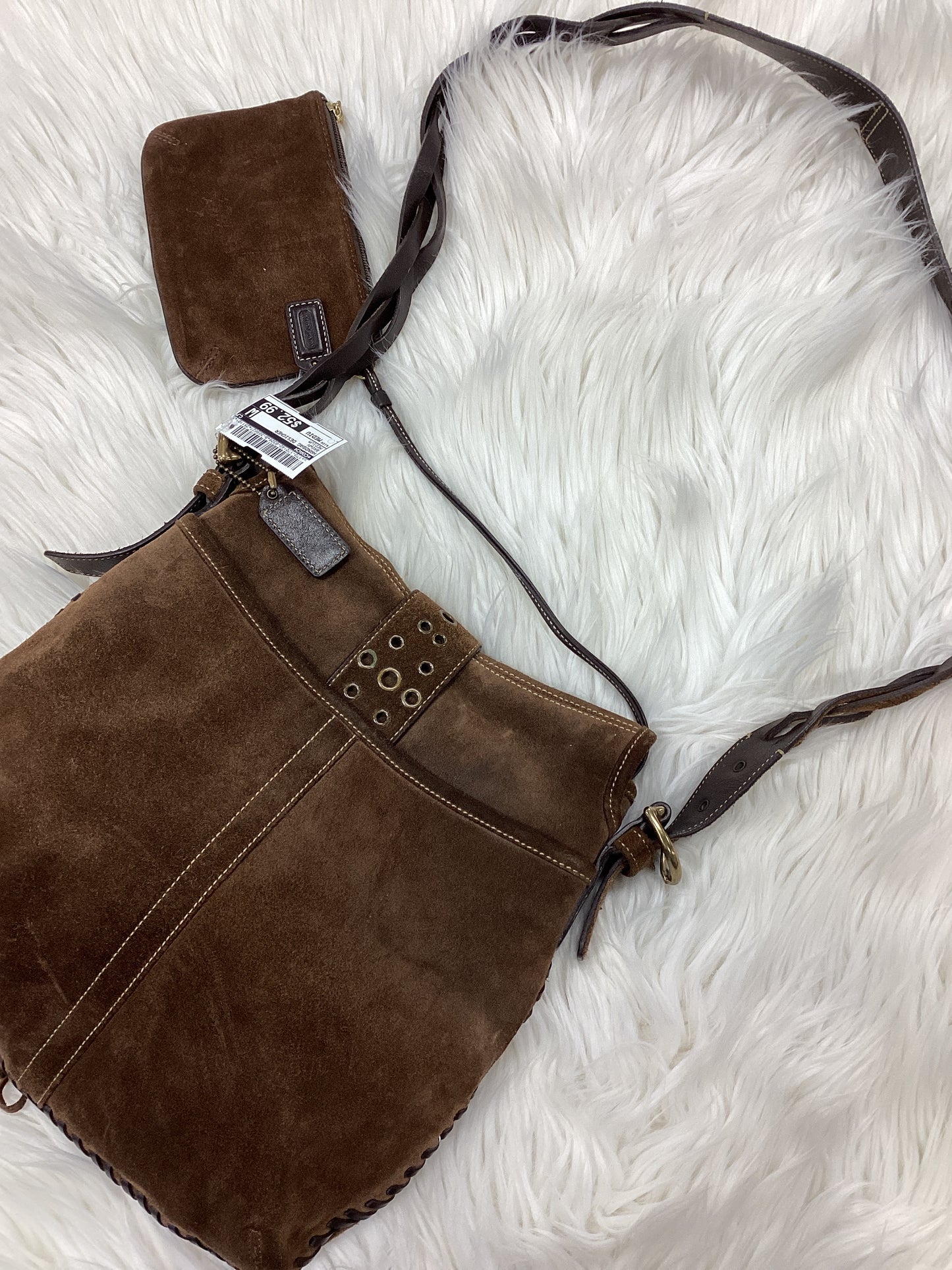 Handbag Designer By Coach In Brown, Size:Medium