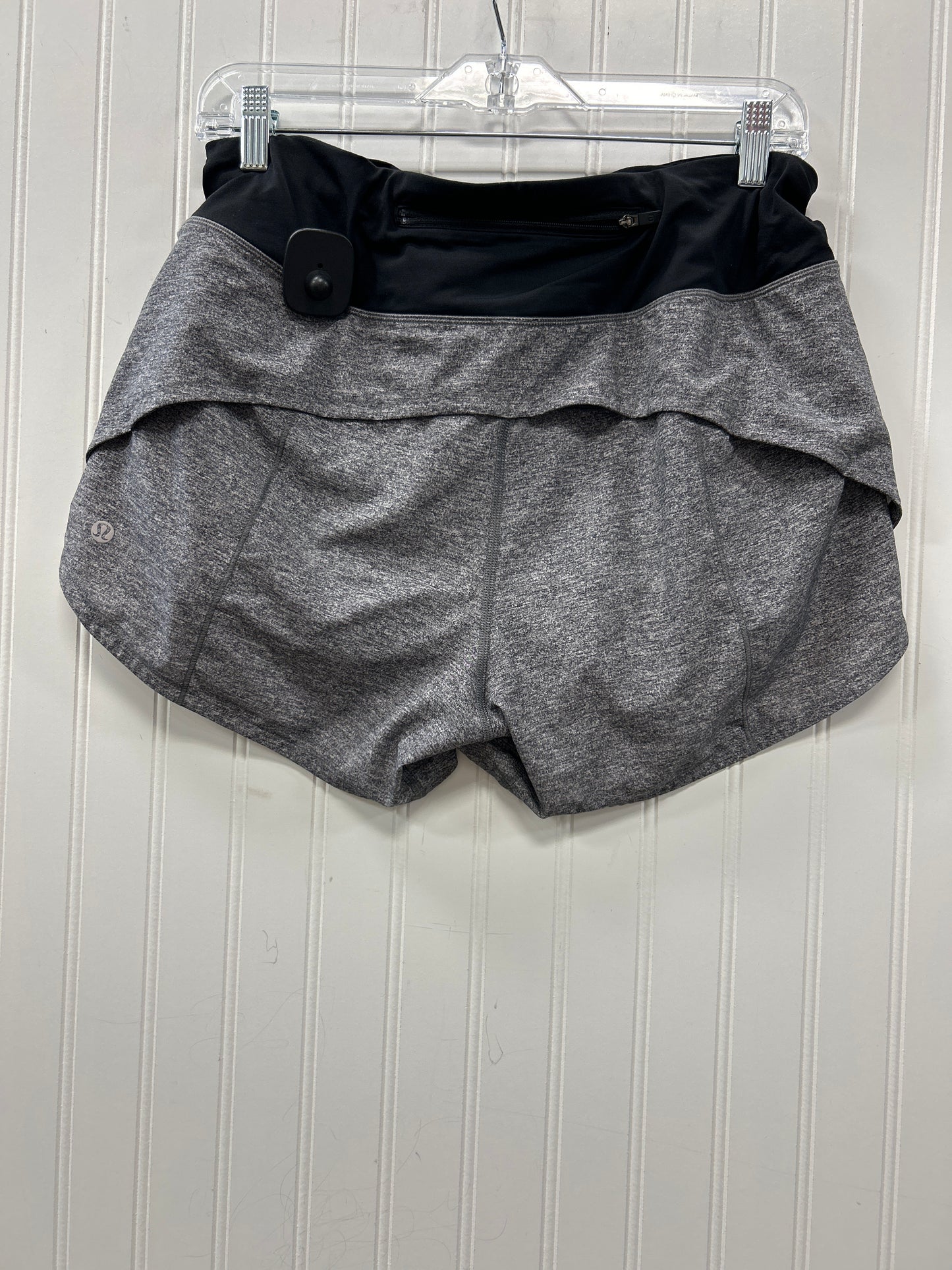 Athletic Shorts By Lululemon In Grey, Size:8