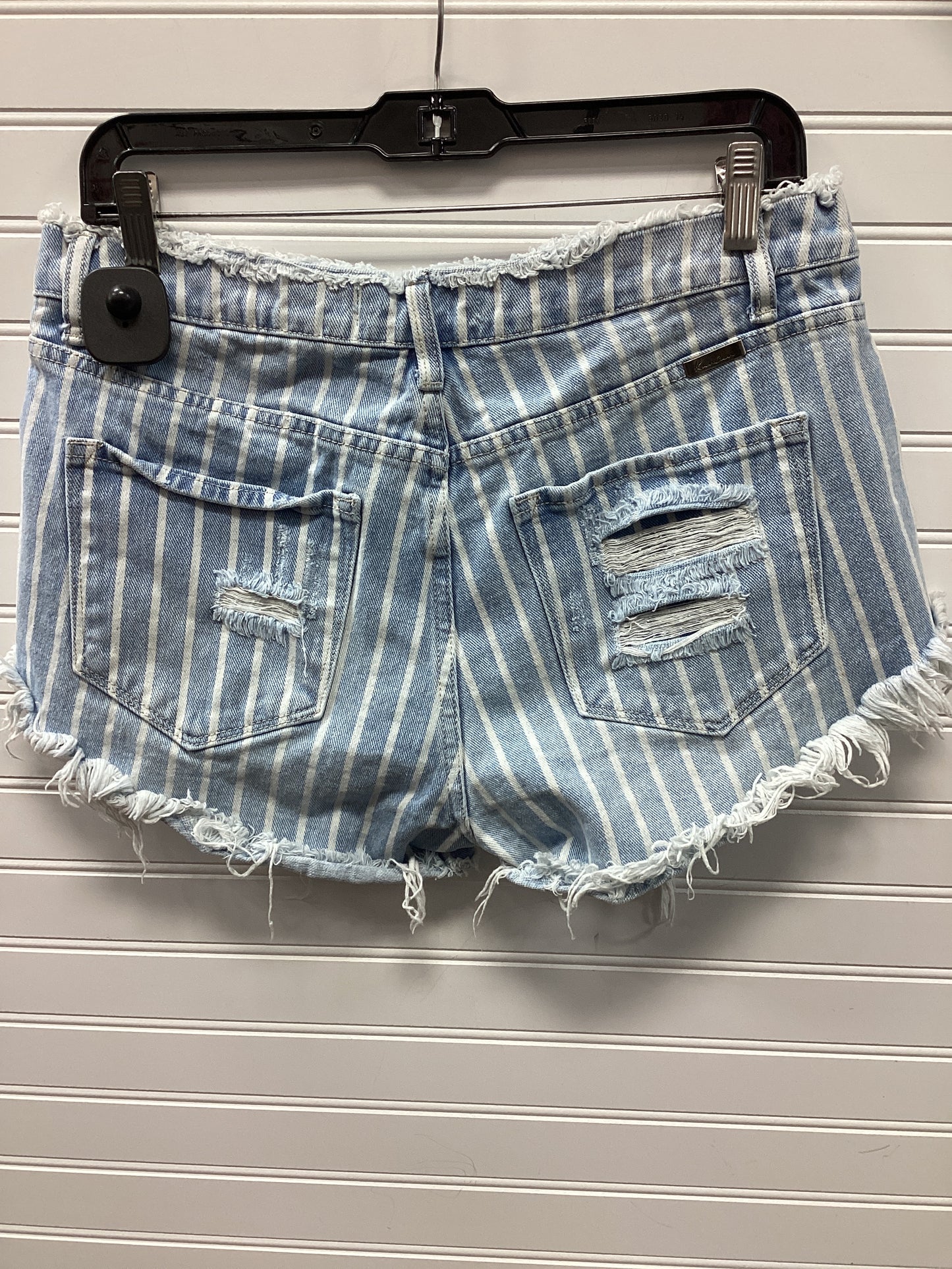 Shorts By Kancan In Blue Denim, Size:L