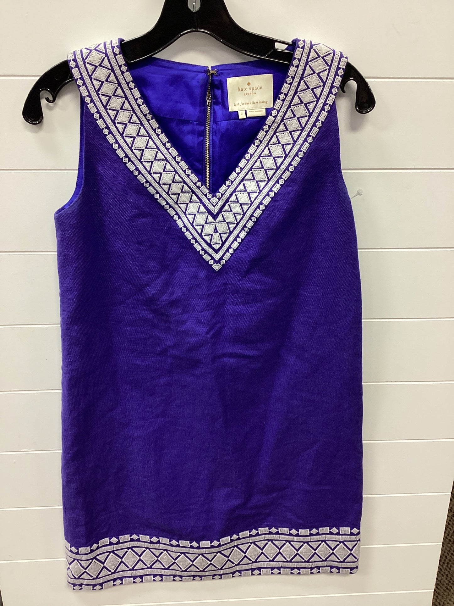 Dress Designer By Kate Spade In Purple, Size:2