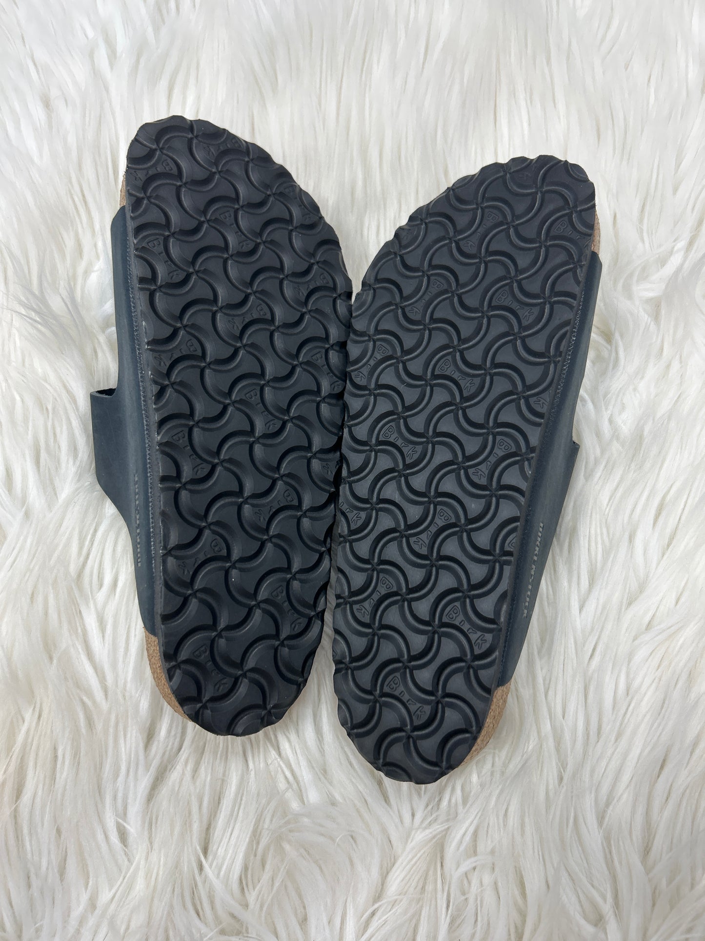 Sandals Flats By Birkenstock In Black, Size:8