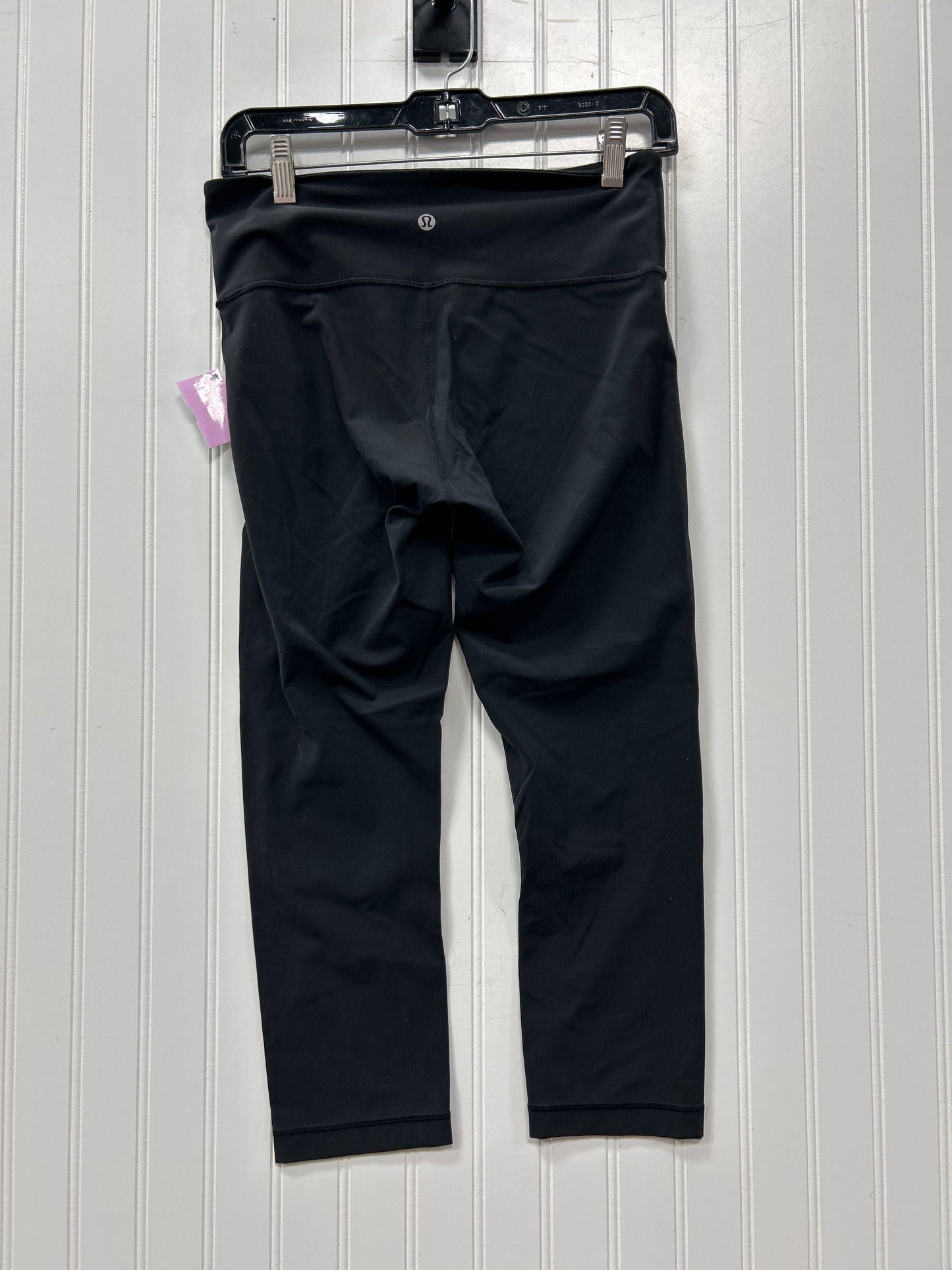 Athletic Leggings Capris By Lululemon In Black, Size:6