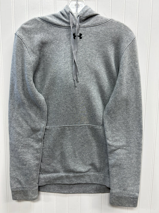 Athletic Sweatshirt Hoodie By Under Armour In Grey, Size:M