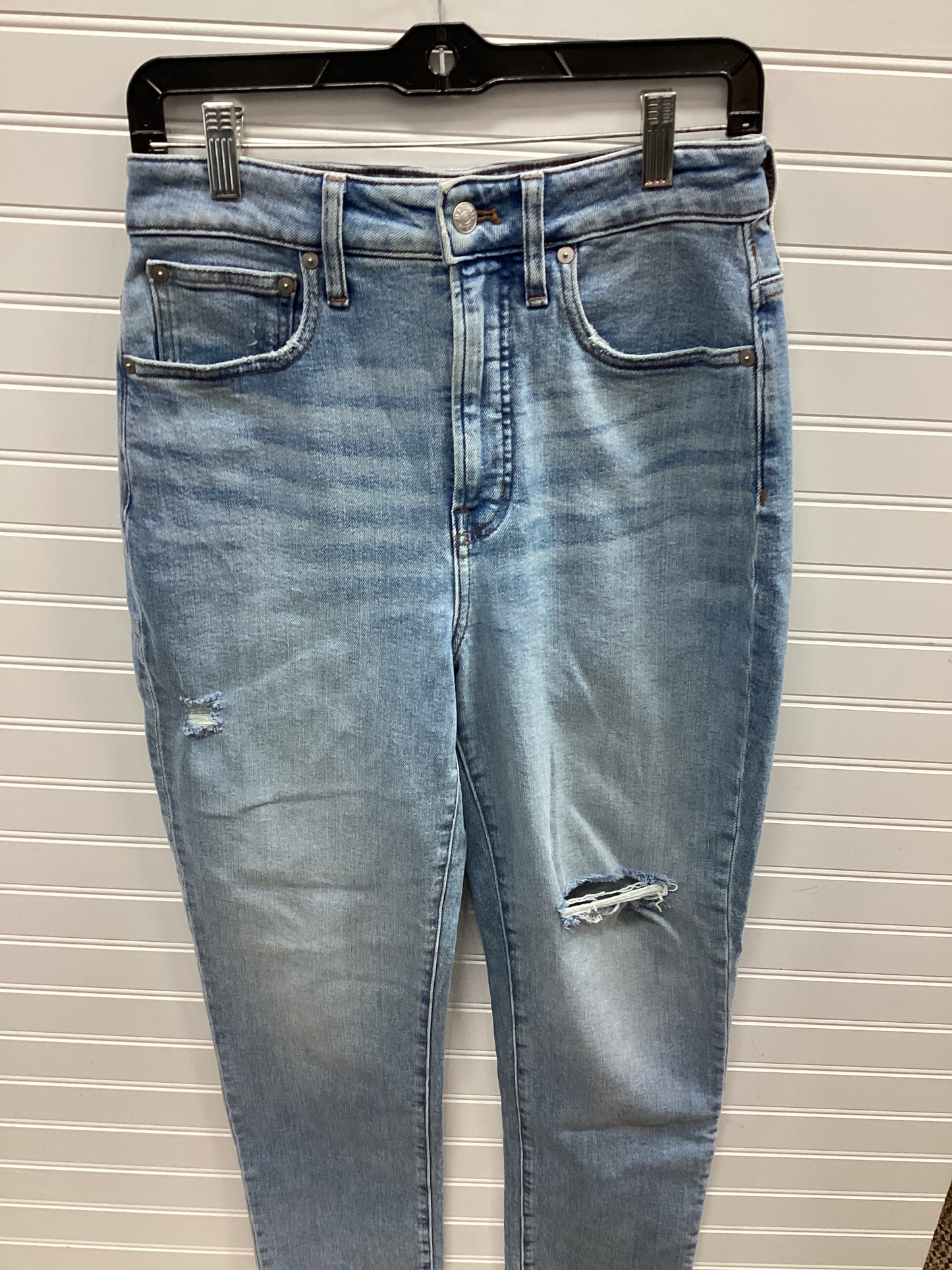 Jeans Straight By Madewell In Blue Denim, Size:4