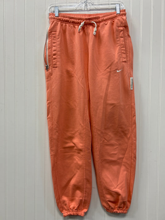 Athletic Pants By Nike Apparel In Orange, Size:S