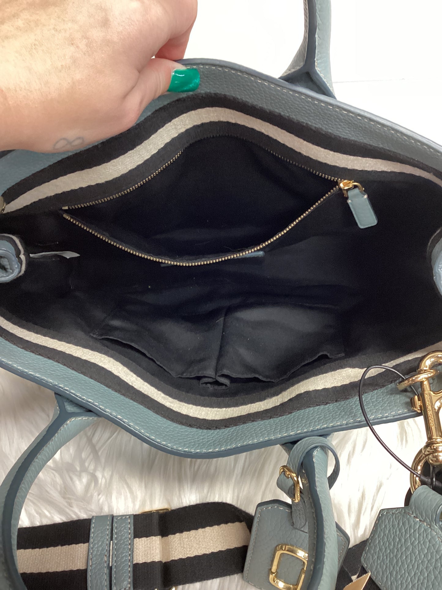 Handbag Designer By Marc By Marc Jacobs In Blue, Size:Large