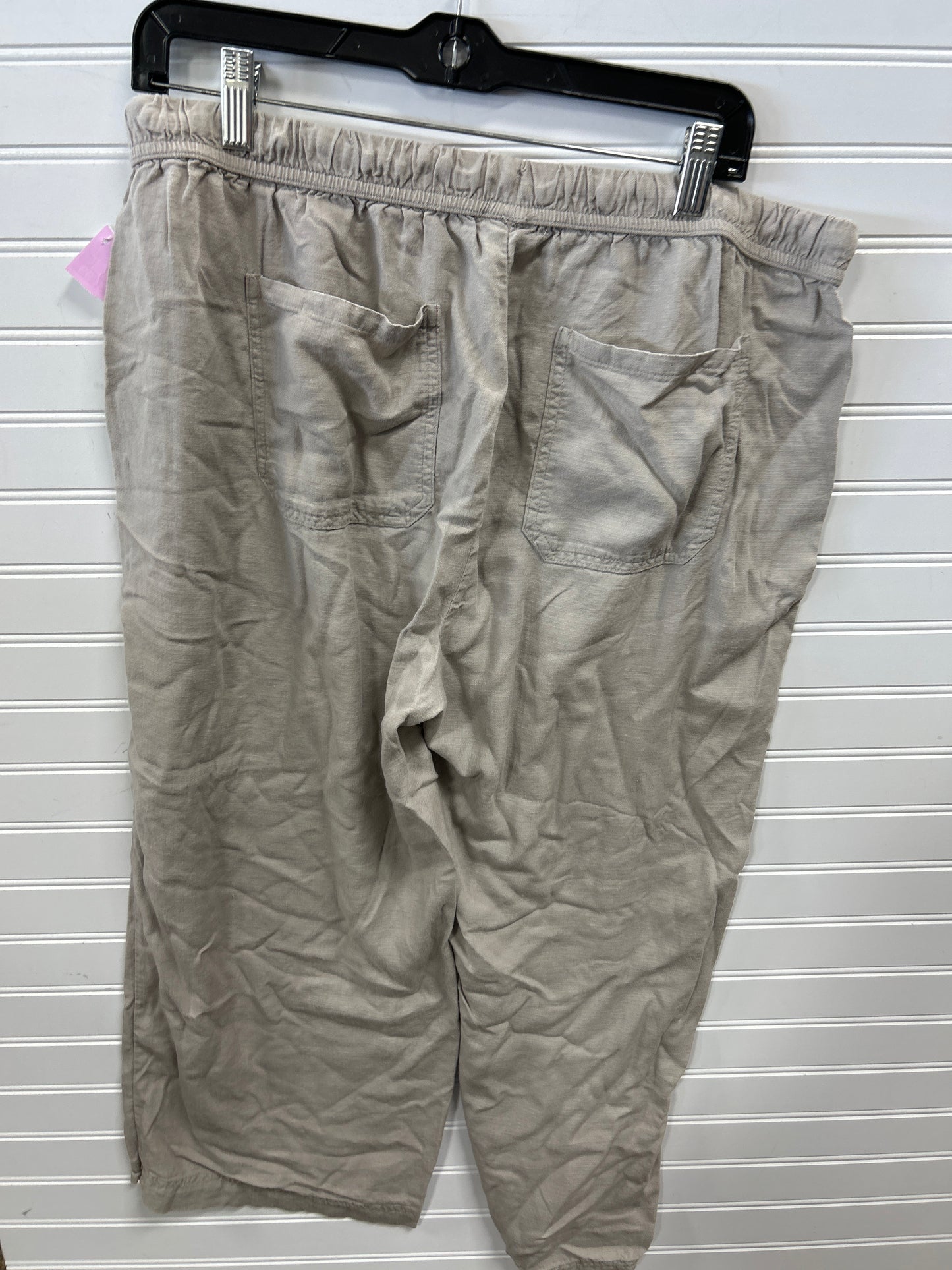 Pants Linen By Splendid In Tan, Size:Xl