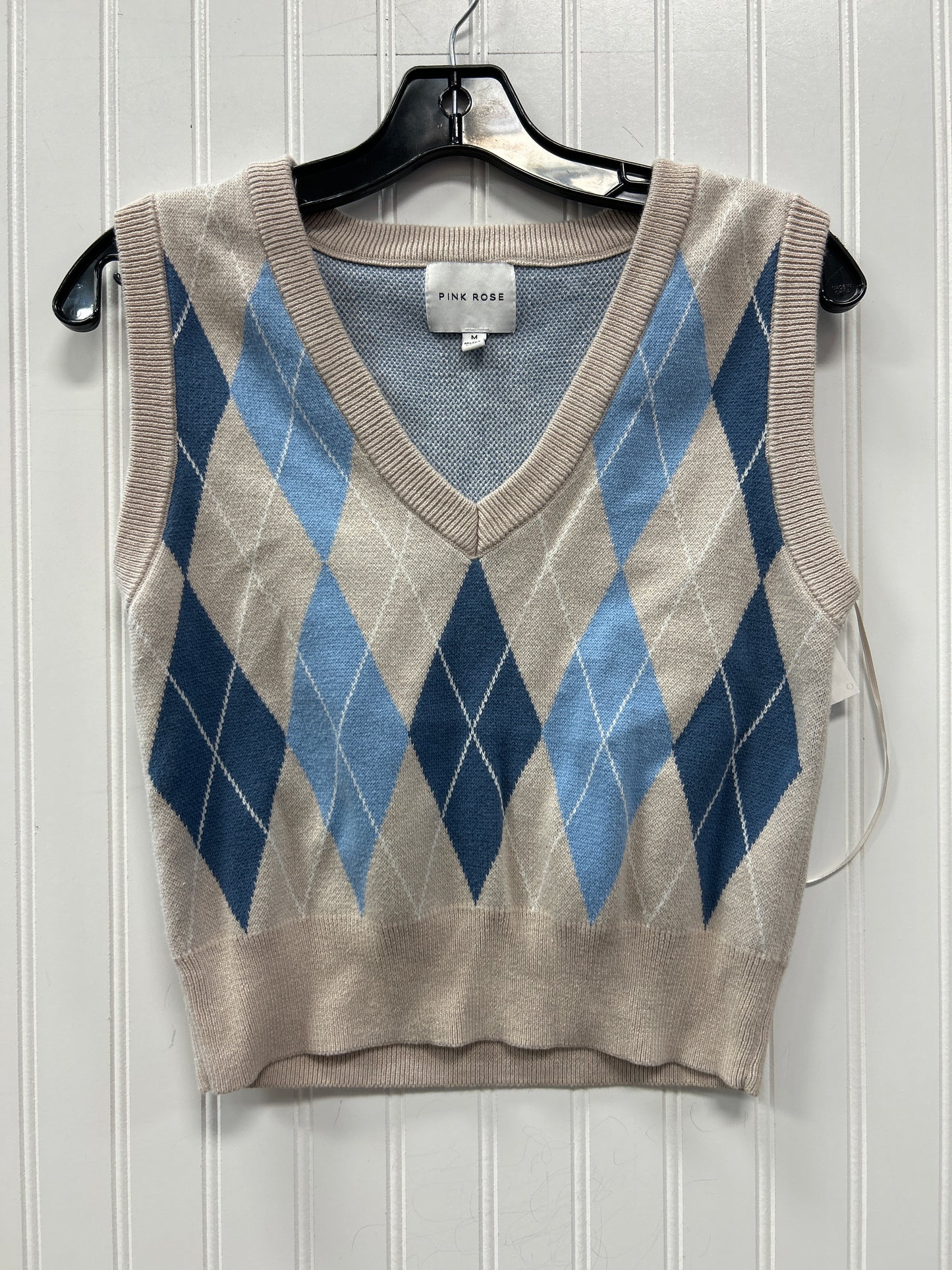 Vest Sweater By 1.State In Tan, Size:M