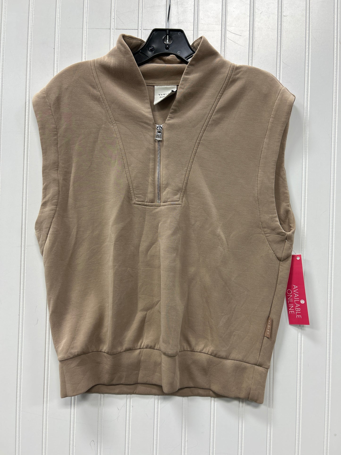 Top Sleeveless By Varley In Brown, Size:S