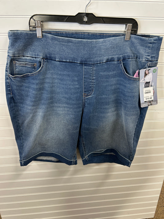 Shorts By Cmc In Blue Denim, Size:2X