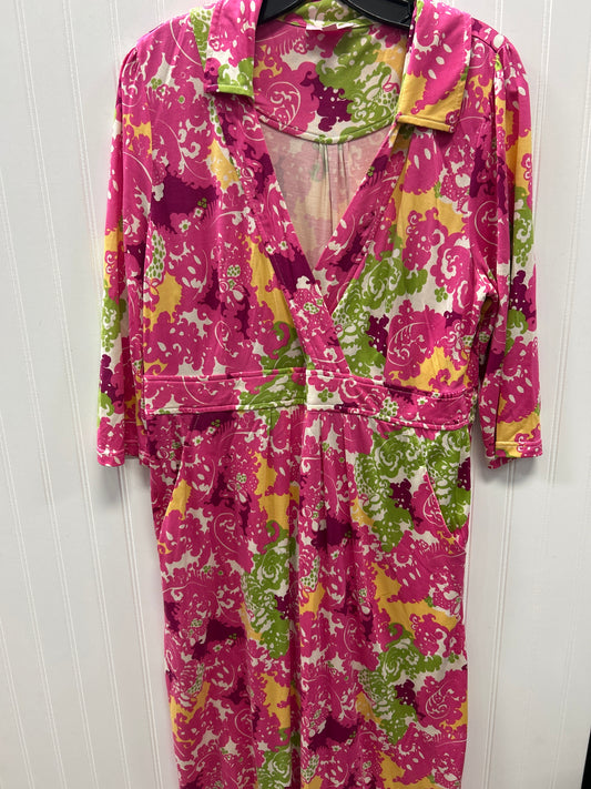 Dress Designer By Lilly Pulitzer In Pink, Size:Xl