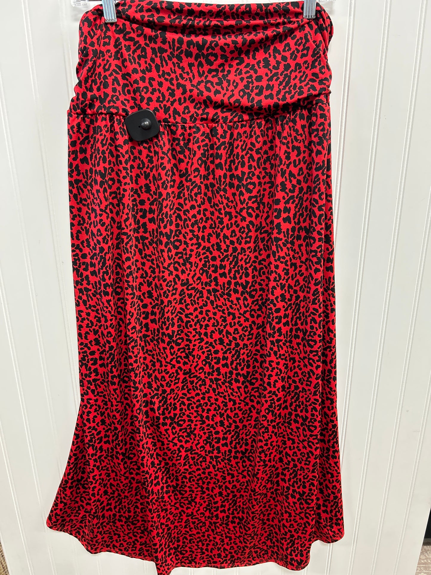 Skirt Maxi By Apt 9 In Red, Size:1X
