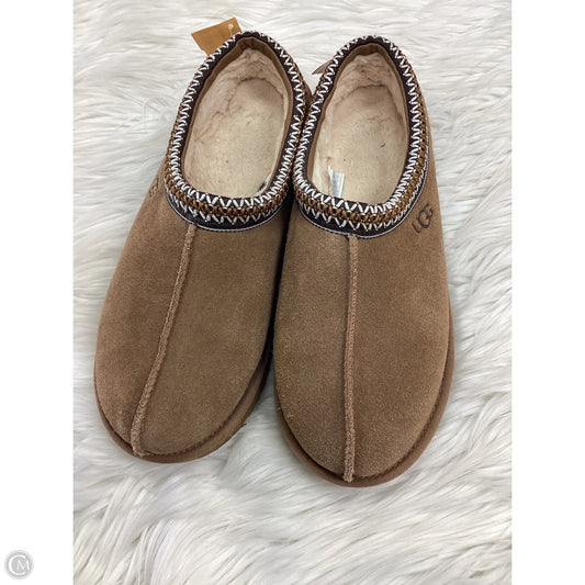 Slippers Designer By Ugg In Tan, Size: 11