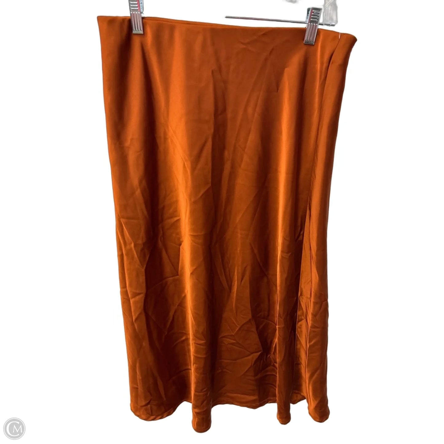 Skirt Maxi By Clothes Mentor In Orange, Size: L