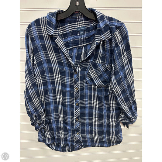 Top Long Sleeve By J. Jill In Navy, Size: S