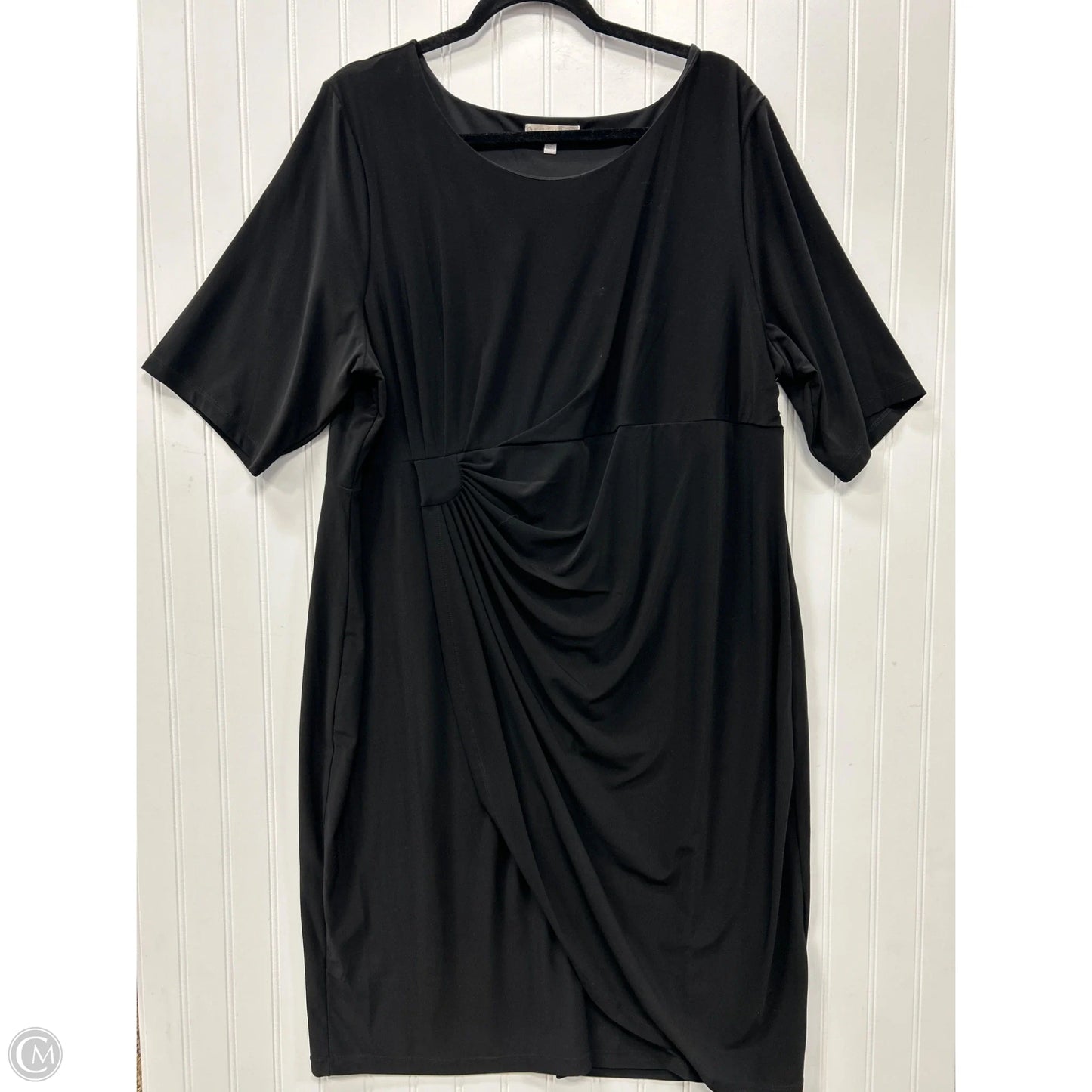 Dress Work By Dressbarn In Black, Size: 2x